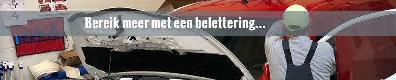 Bereik meer met een belettering